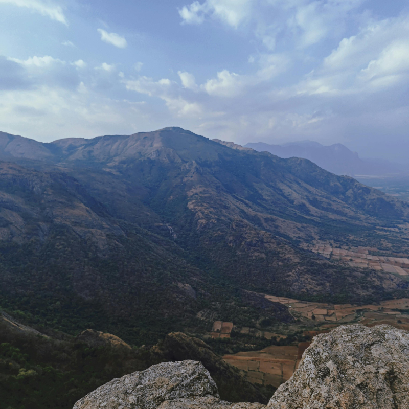 The summit of Anamudi Peak, the highest point in the Western Ghats