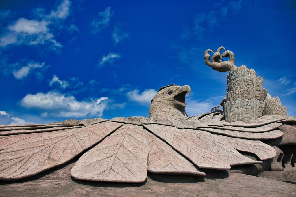 World's largest bird statue at Jatayu Earth Center Kerala