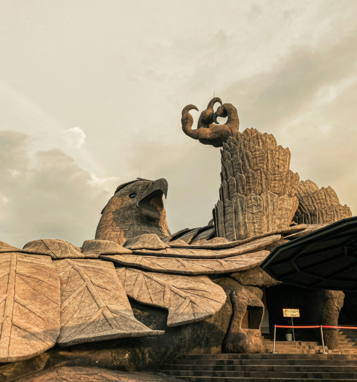 World's largest bird statue at Jatayu Earth Center Kerala