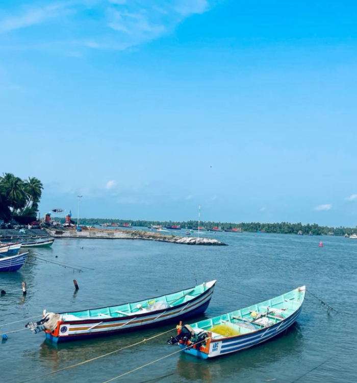 Traditional wooden Uru ship under construction at Beypore boatyard