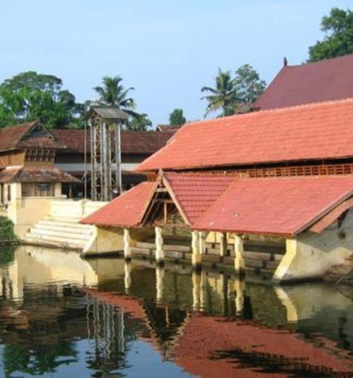 Traditional Kerala architecture of Ambalappuzha Krishna Temple